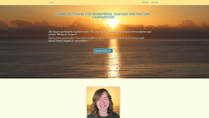 Erste Website Virtuelle Assistenz WordPress, SEO & Social Media