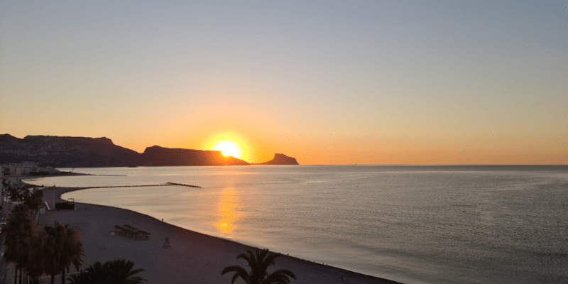 Altea Sonnenaufgang